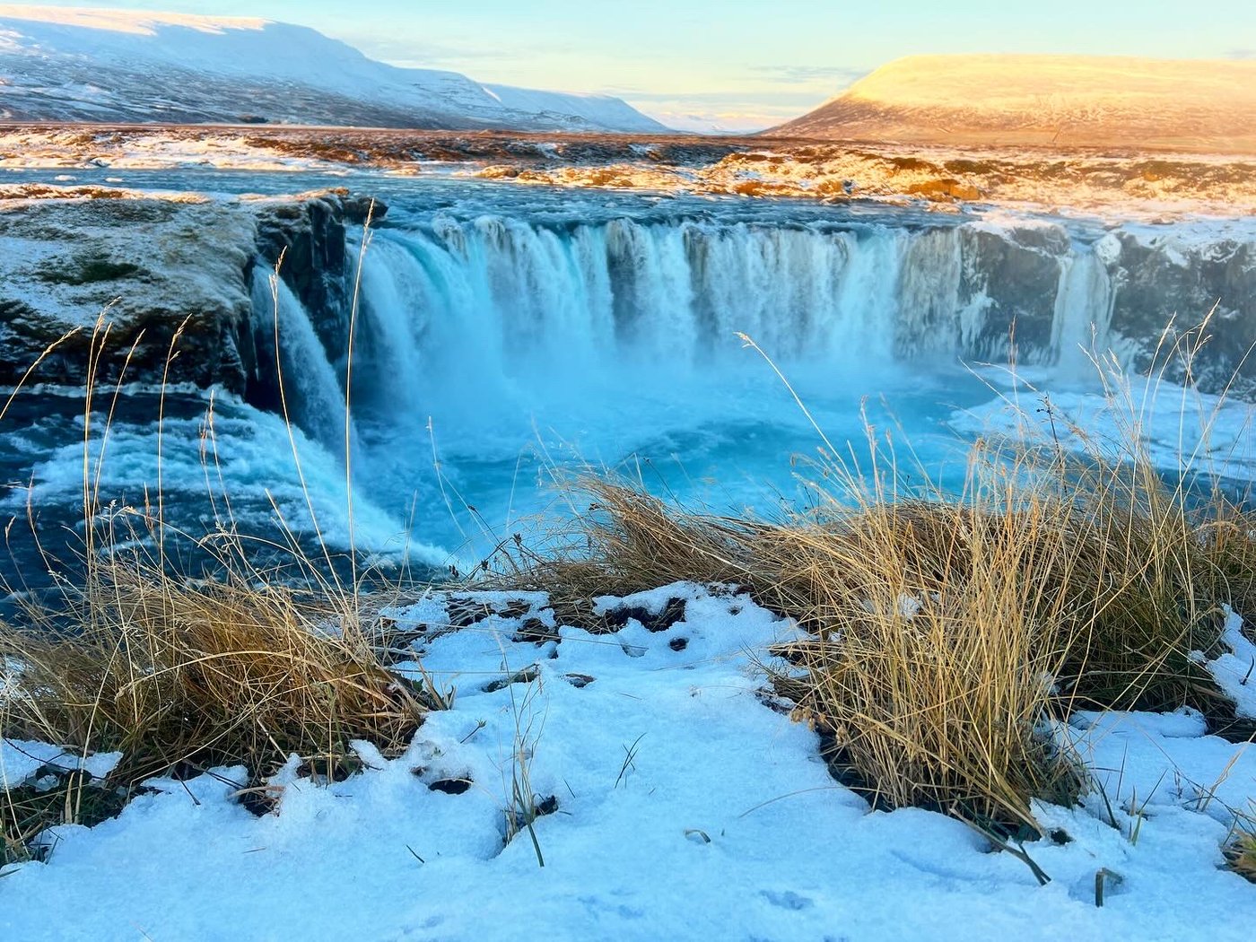 Goðafoss in winter
