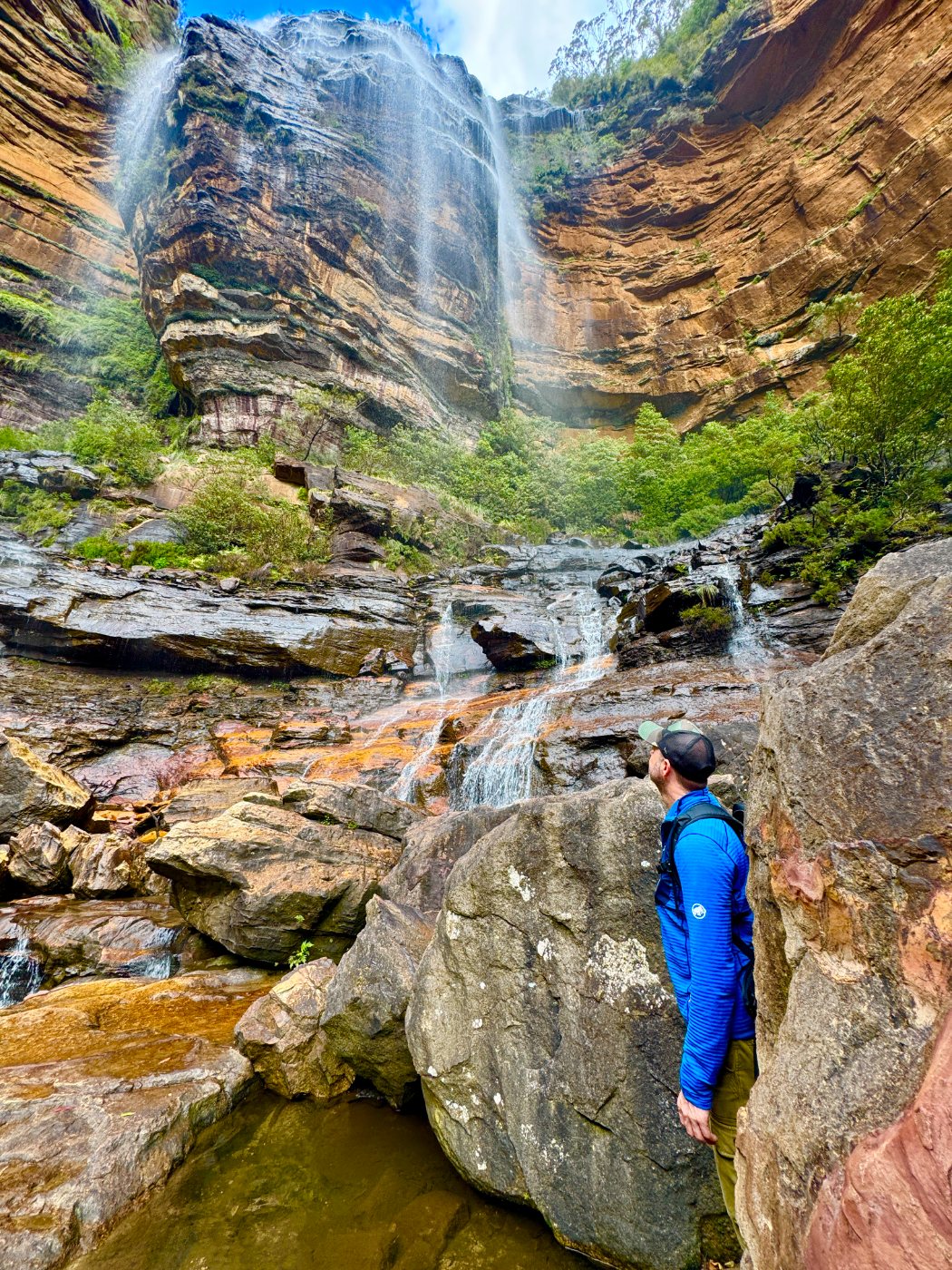Wentworth Falls from the base