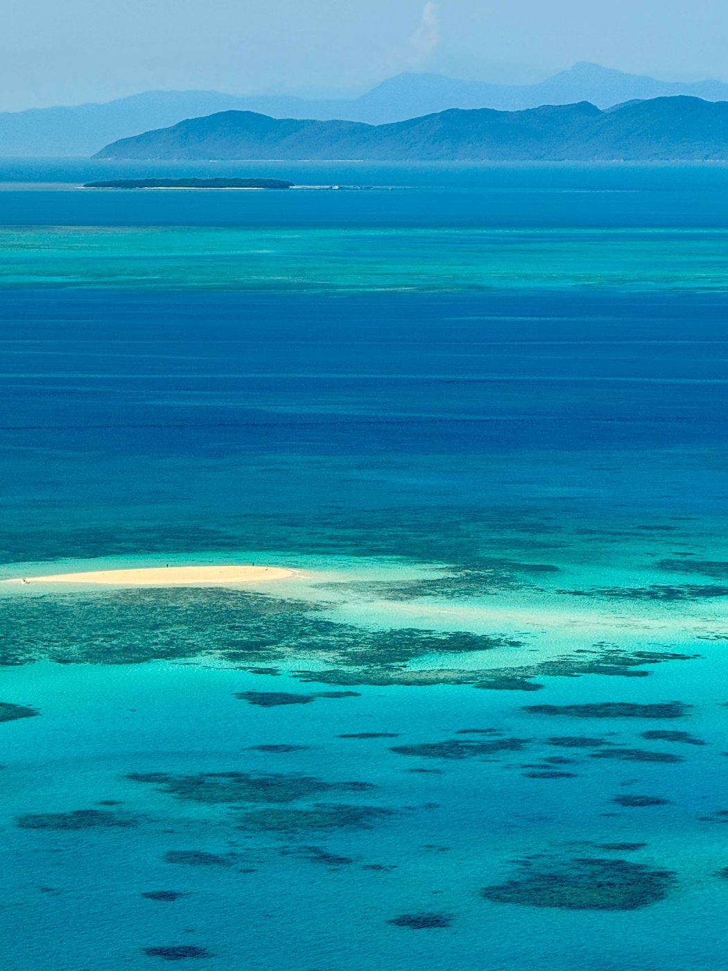 The cay from the air