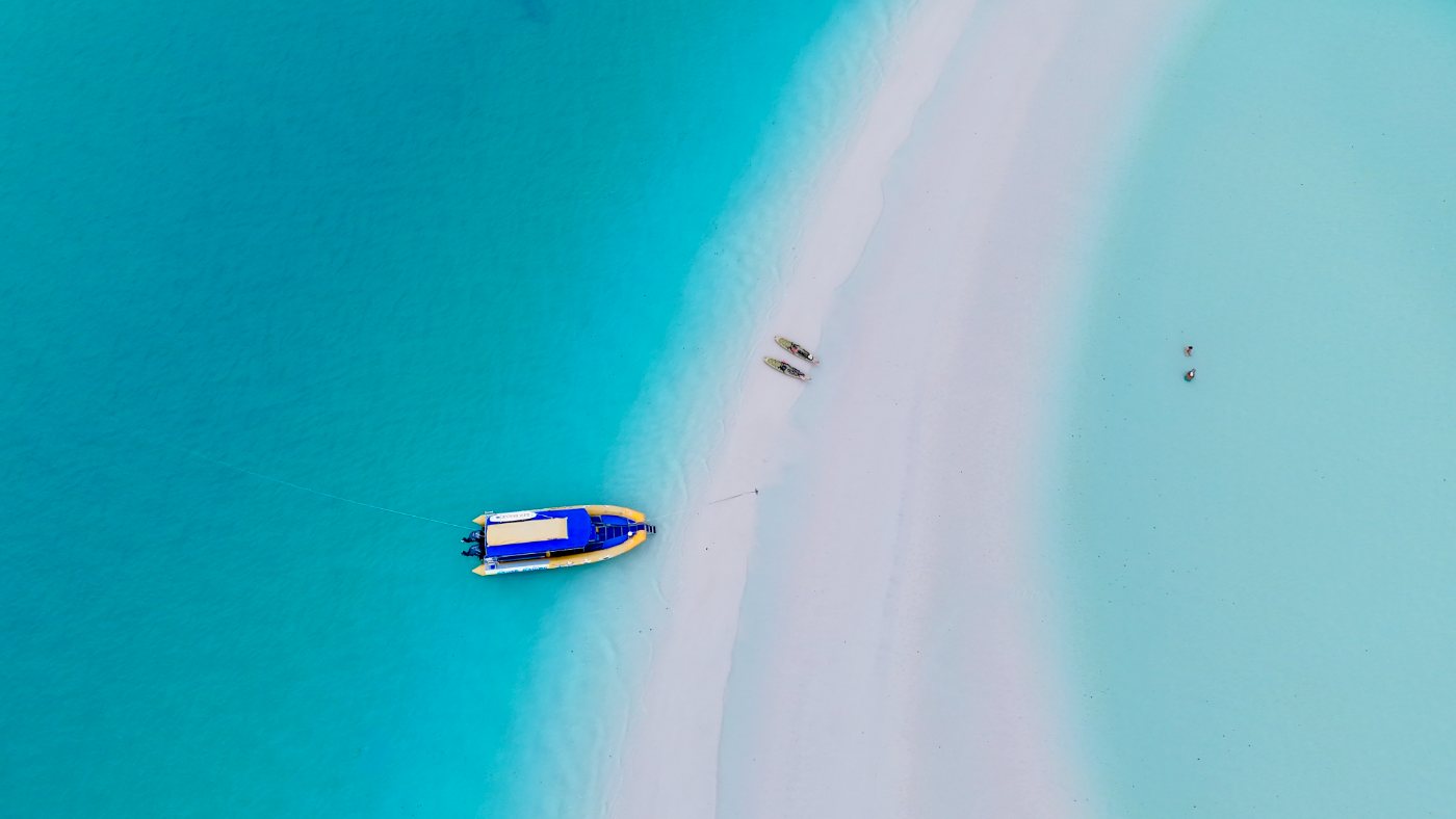 Whitehaven Beach from above