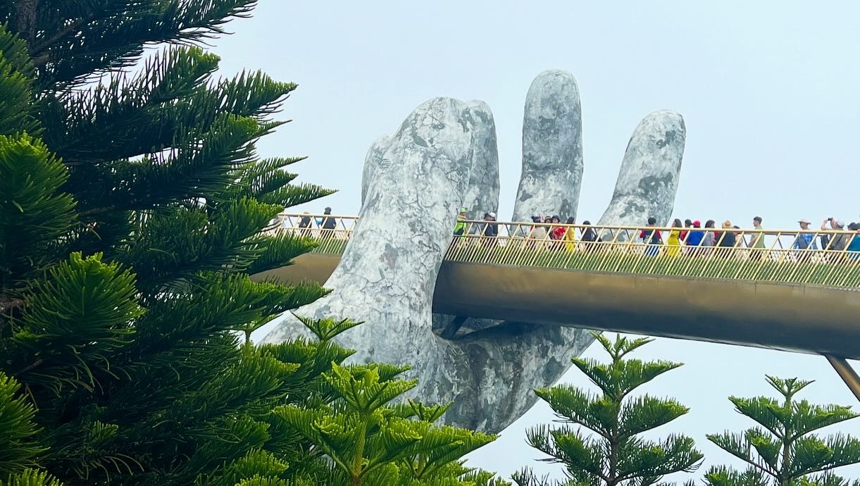 Golden Bridge from above