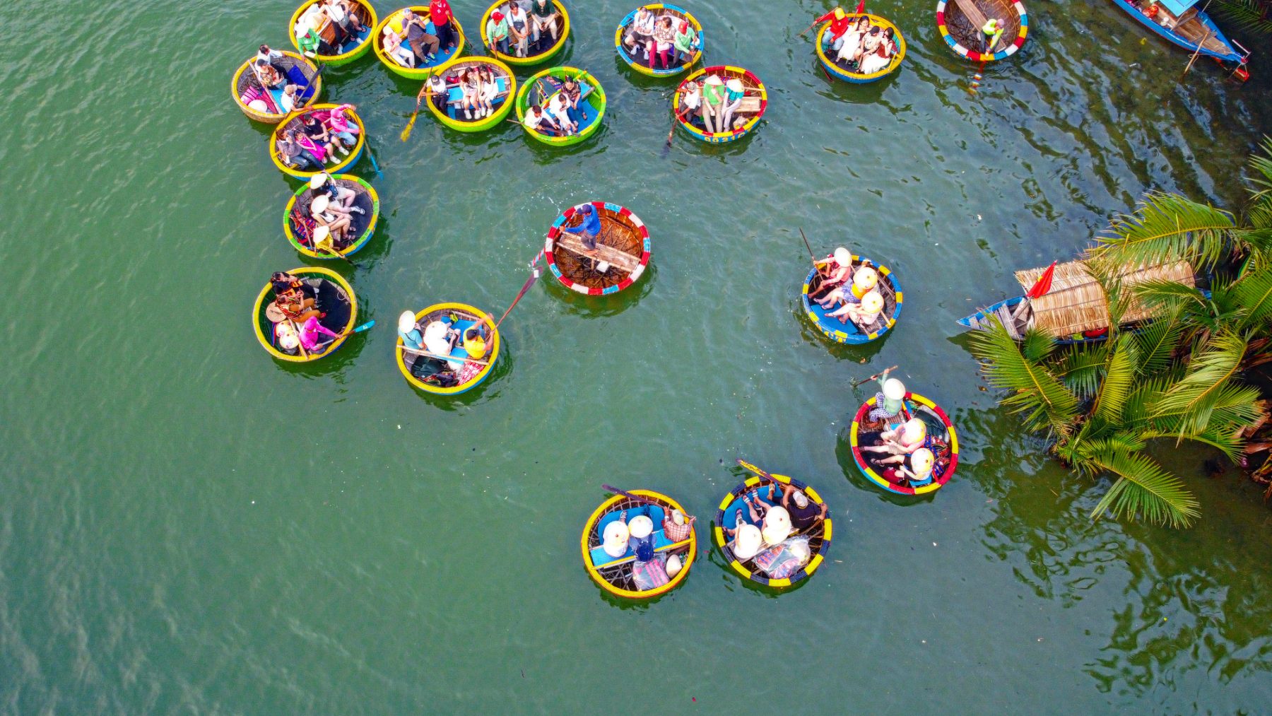 Basket boats, Water Coconut Forest