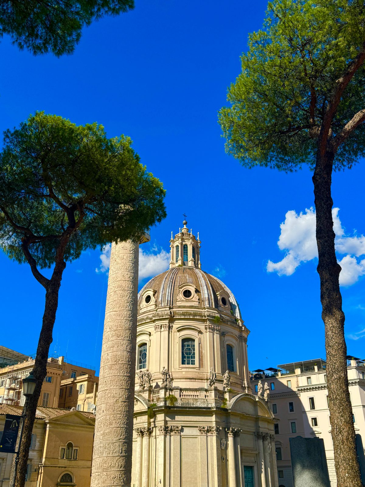 Trajan’s Column and the dome