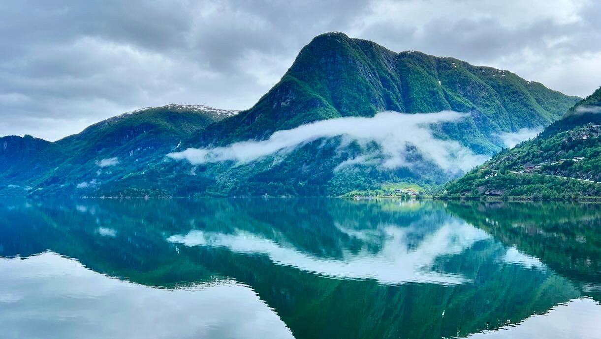 Cloud on the Hardangerfjord