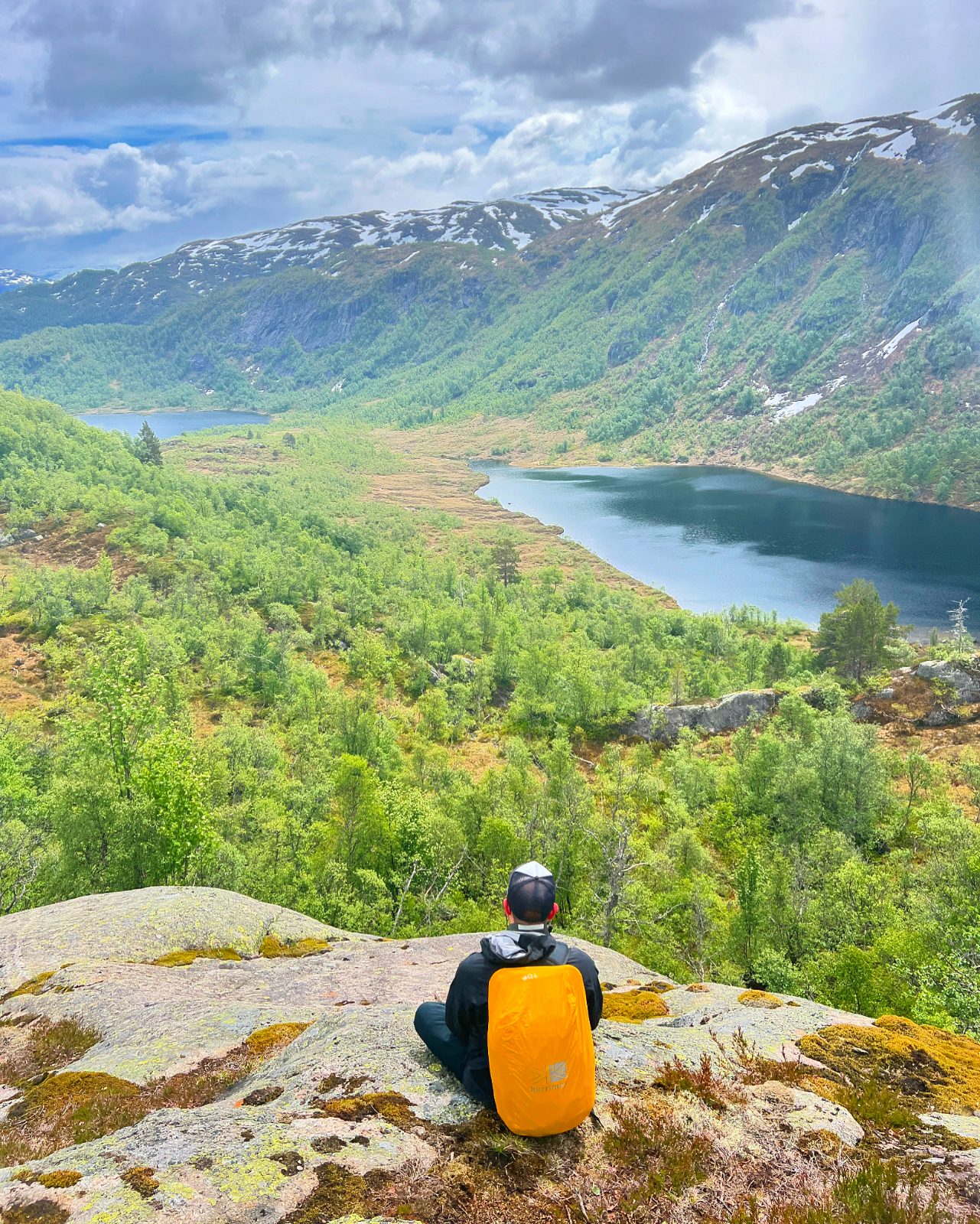 Looking out over the valley