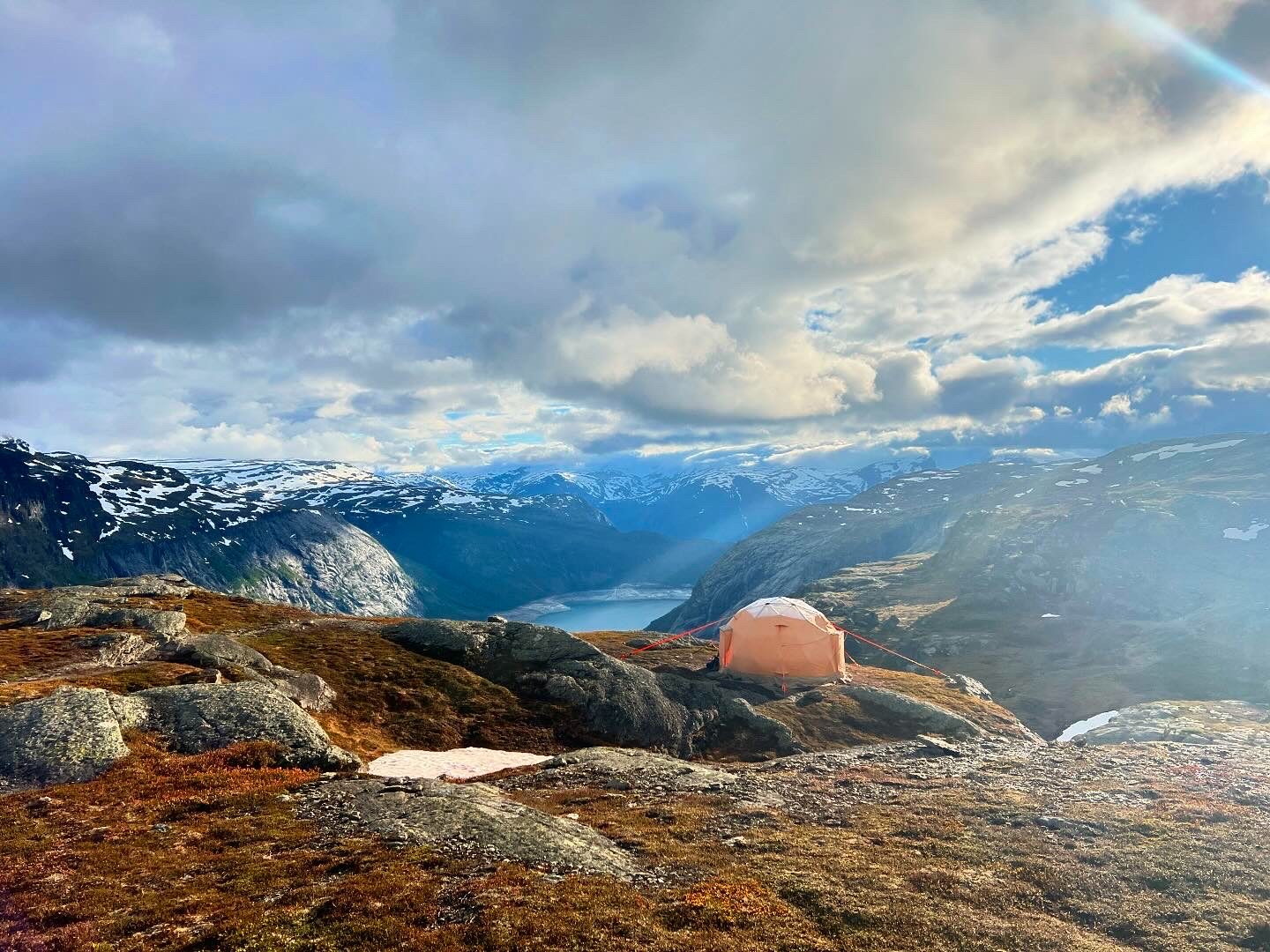 The Sunrise-Sunset Dome at the top
