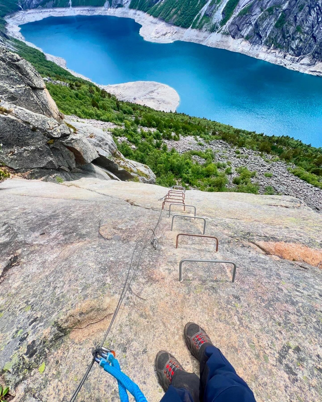 Looking straight down the Iron Path