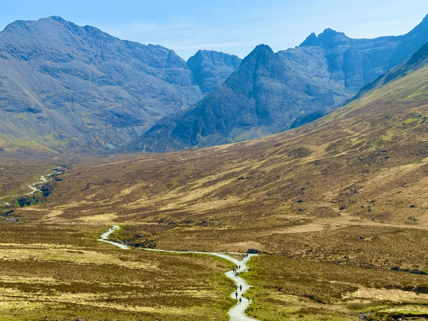 The path to the Fairy Pools