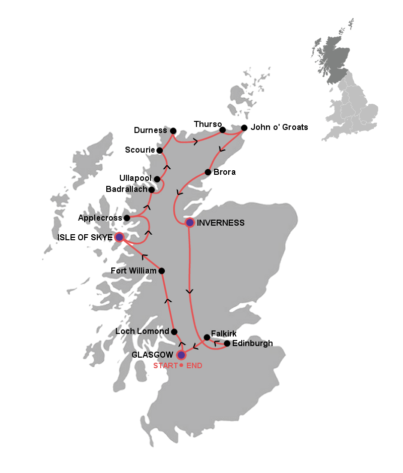 NC500 route map